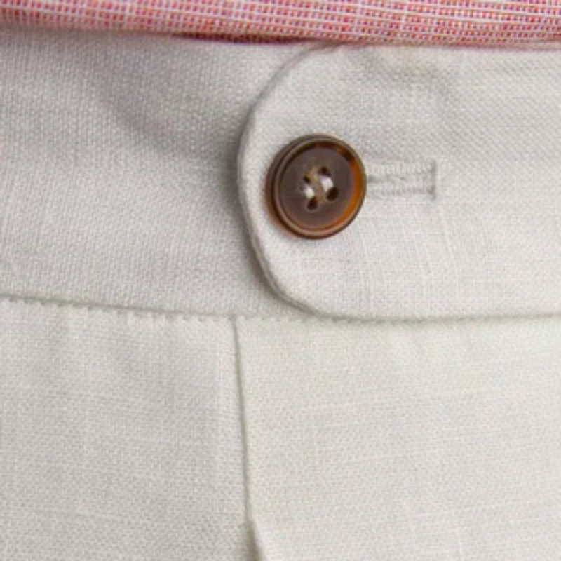 The Tuscany Linen Pleated Trousers