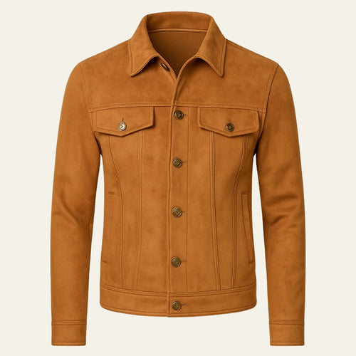 The Cortina Suede Lapel Jacket