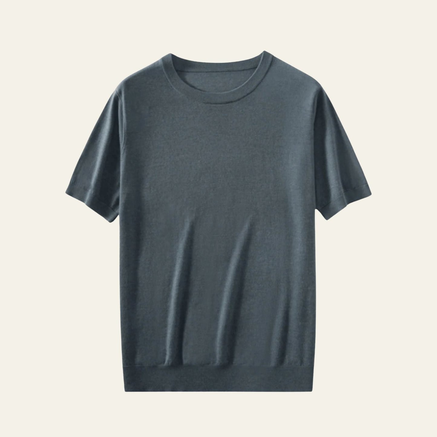 The Lisbon Wool Knit Casual T-Shirt
