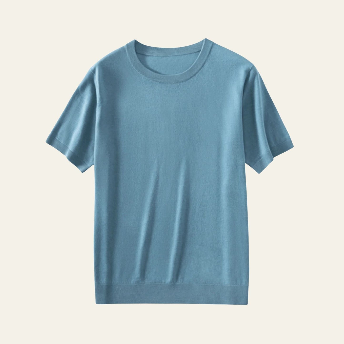 The Lisbon Wool Knit Casual T-Shirt
