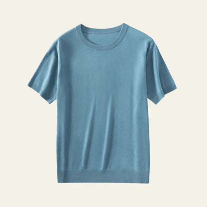 The Lisbon Wool Knit Casual T-Shirt