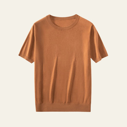 The Lisbon Wool Knit Casual T-Shirt