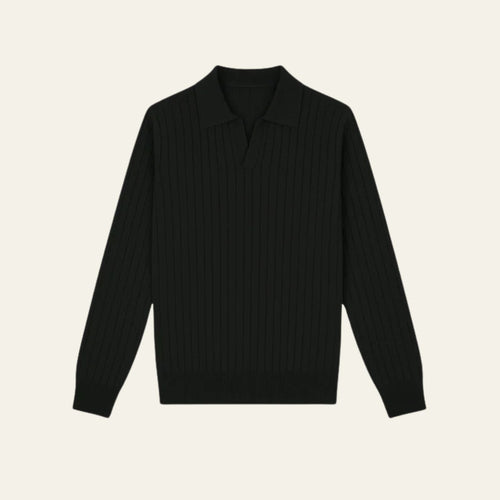 The Lucerne Ribbed Knit Polo