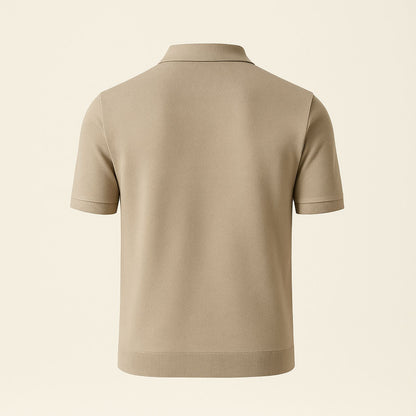 The Marbella Quarter Zip Knit Polo