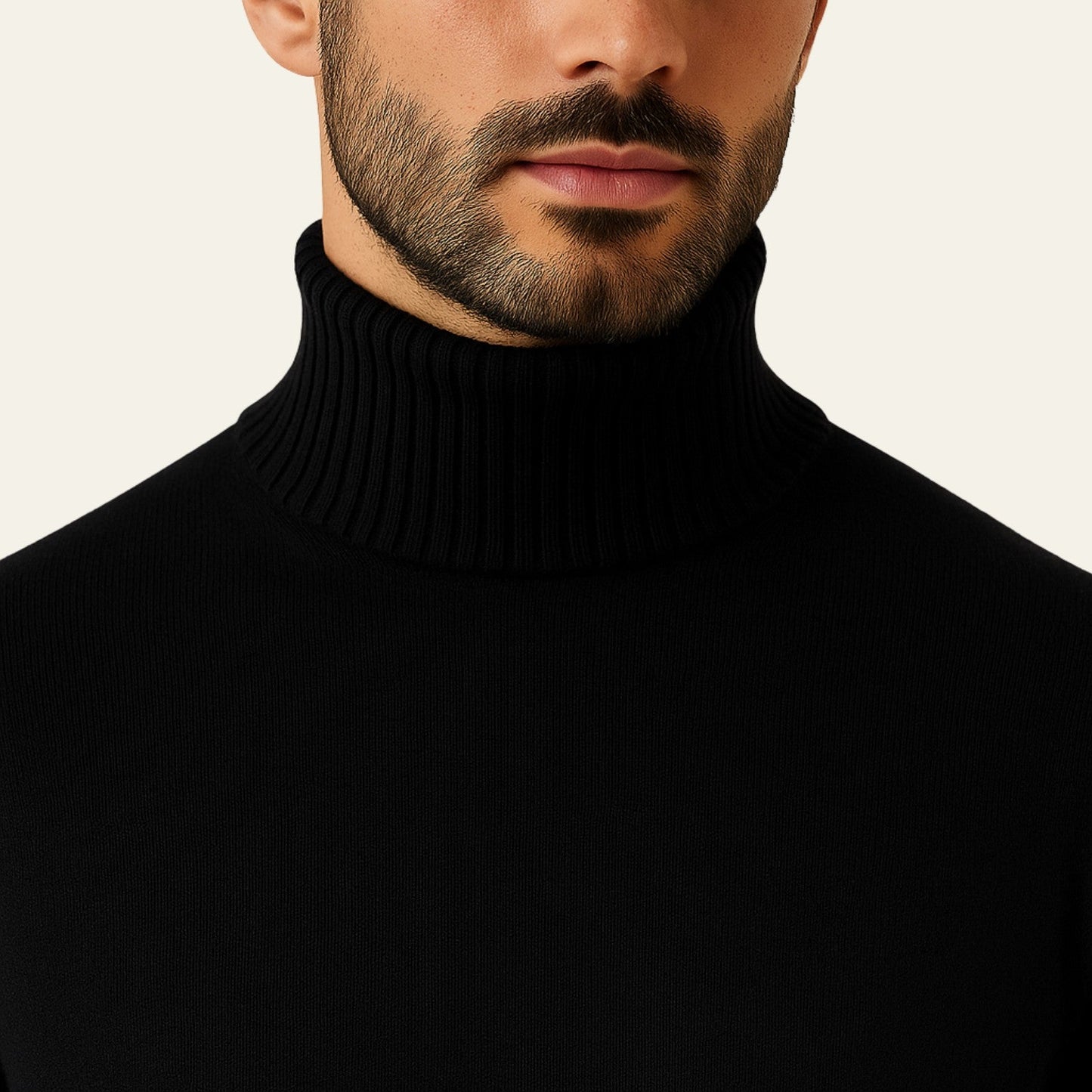The Sloane Cotton Knit Turtleneck