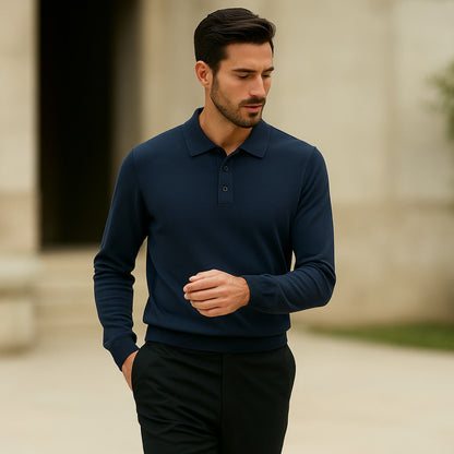 The Cambridge Wool Knit Polo