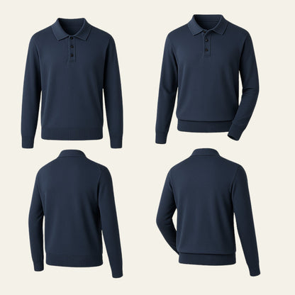 The Cambridge Wool Knit Polo