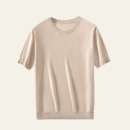 The Lisbon Wool Knit Casual T-Shirt