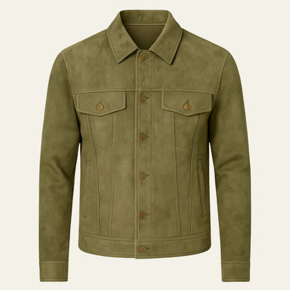The Cortina Suede Lapel Jacket