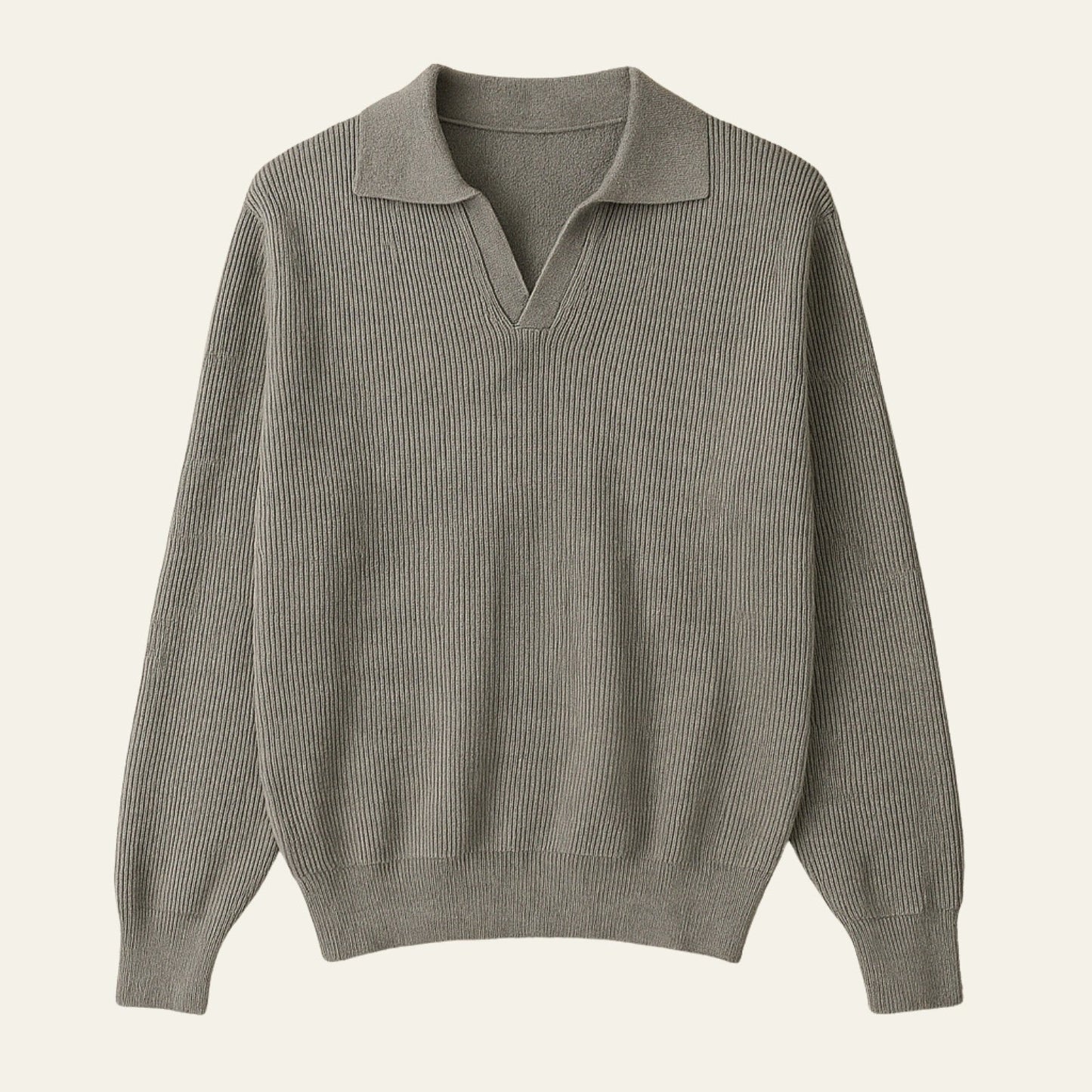 The Lugano V-Neck Knit Sweater Polo