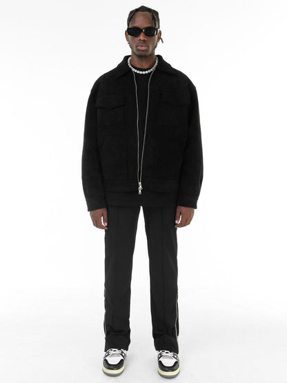 The Vienna Utility Suede Field Jacket