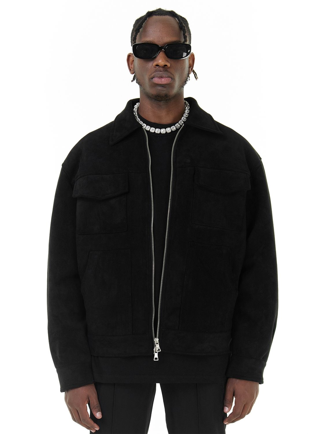 The Vienna Utility Suede Field Jacket