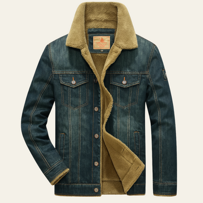 The Palermo Shearling Denim Jacket