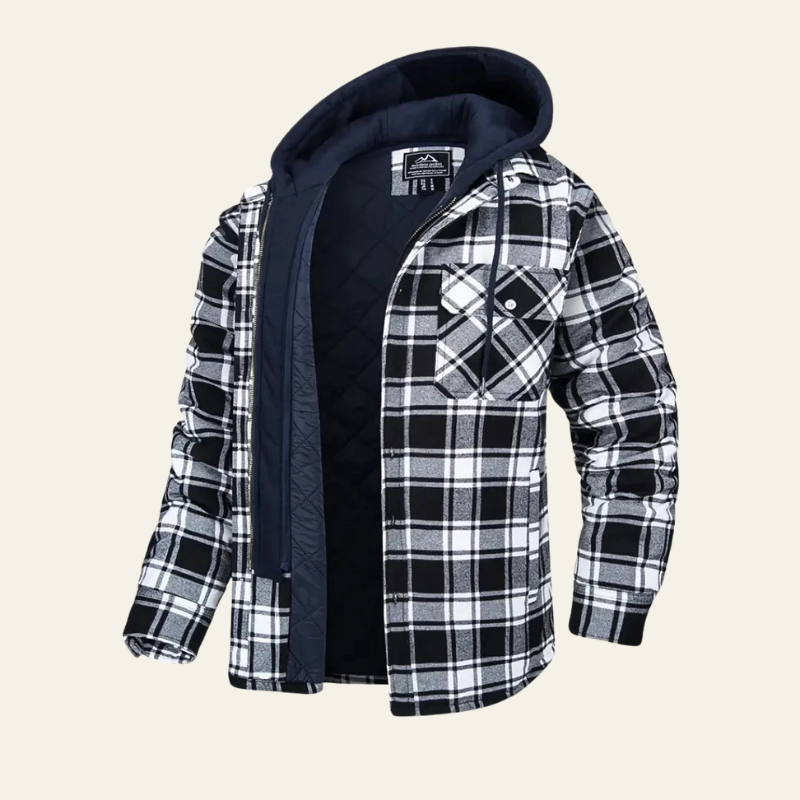 The Regent Hooded Check Jacket